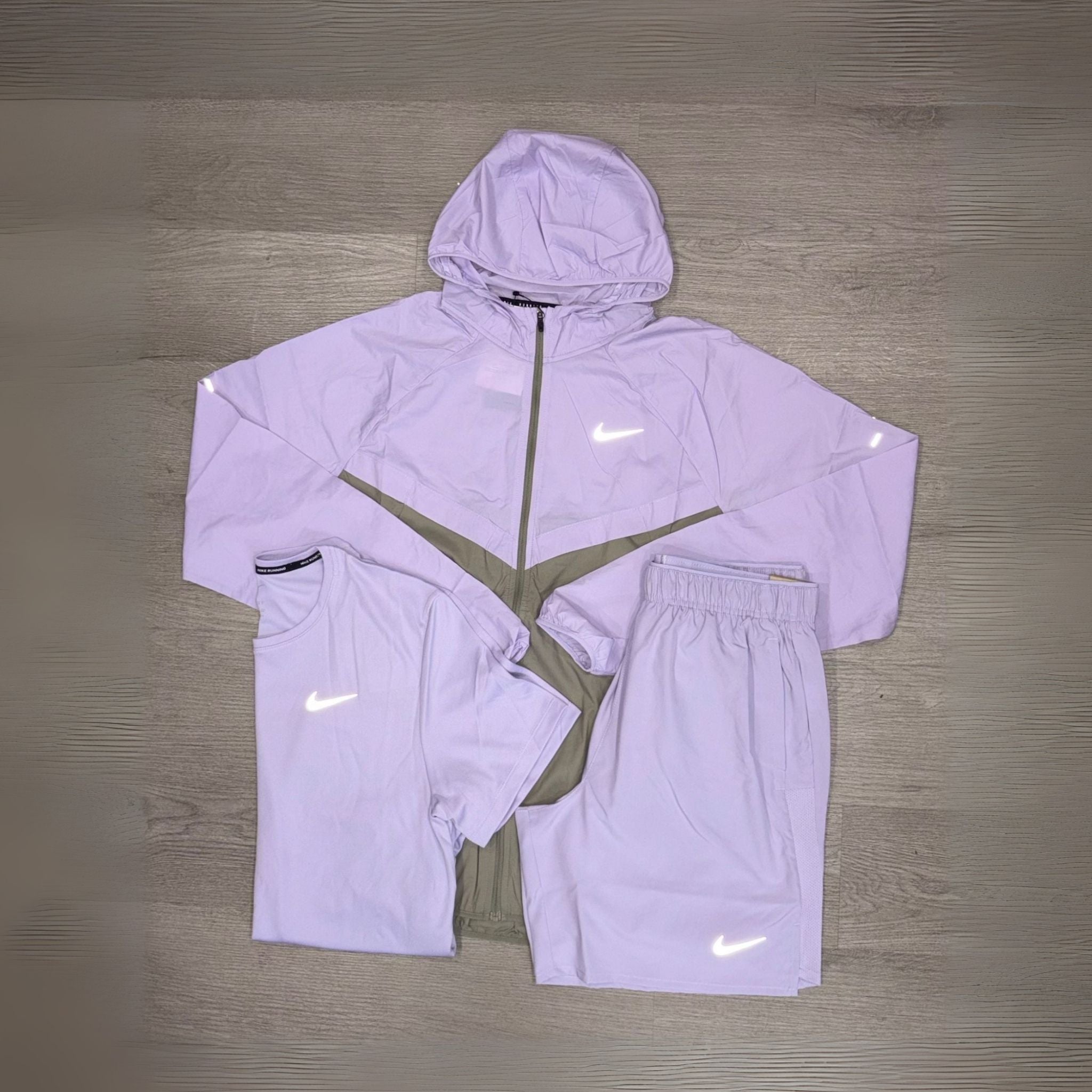 Nike Lilac Stride Trio Set