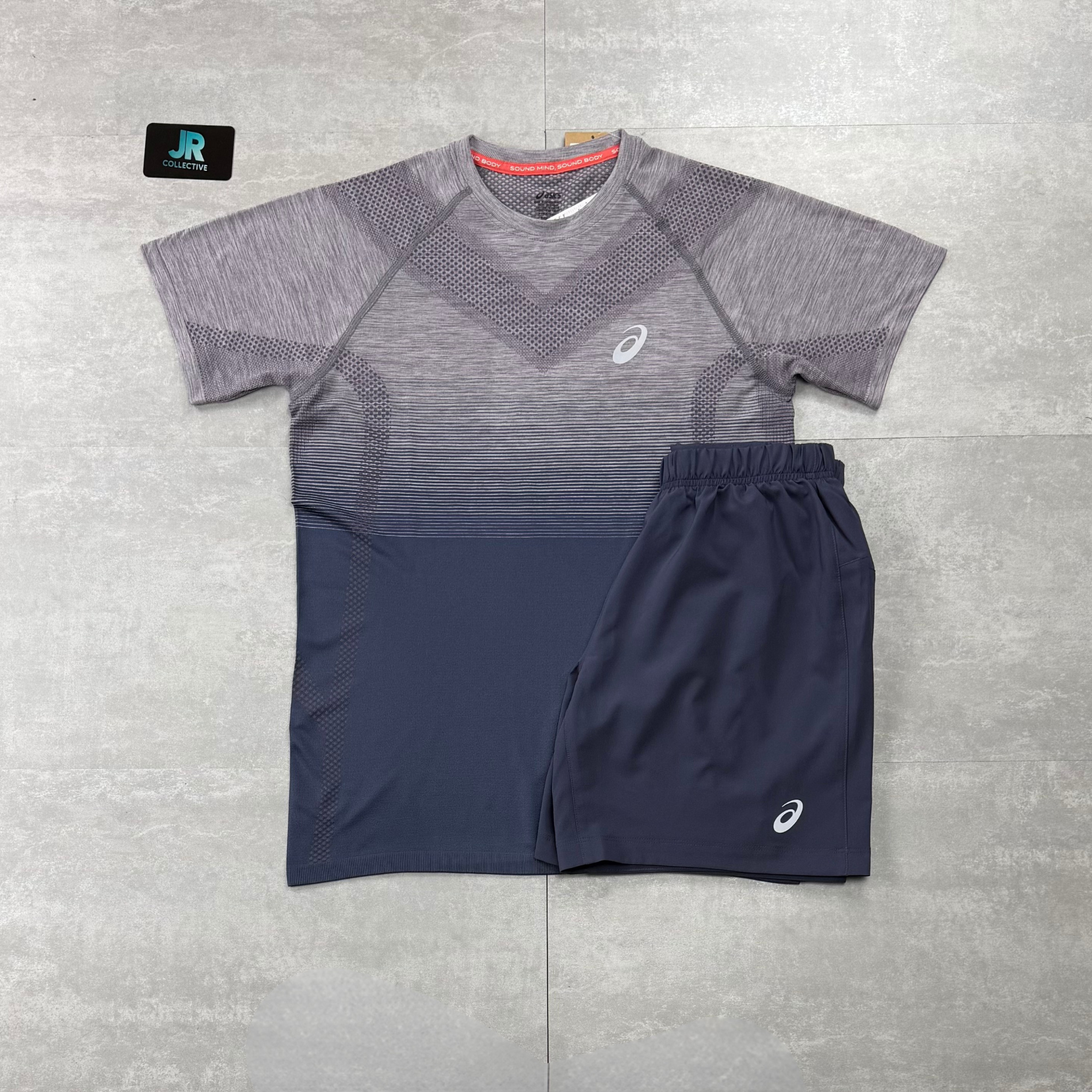 Asics Seamless T-Shirt & Shorts Set - Lavender