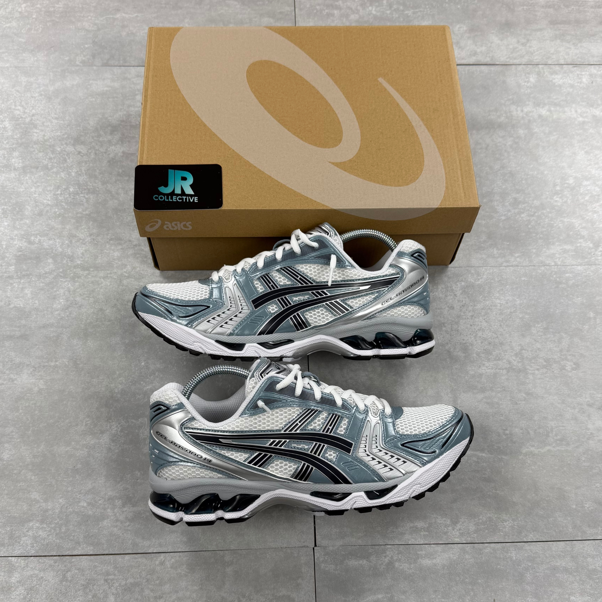 Asics Gel Kayano 14 - White/Fjord Grey