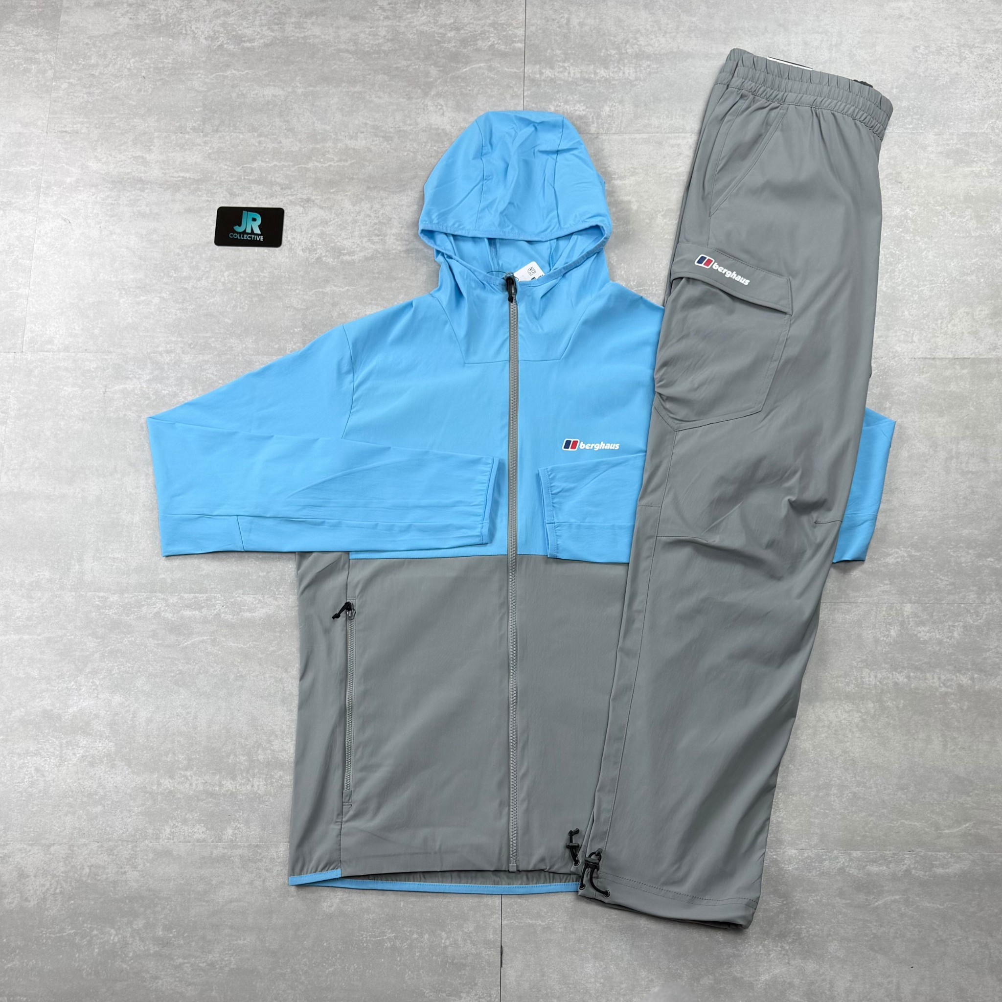 Berghaus Theran Grey/Blue Jacket & Grey Cargo Pants