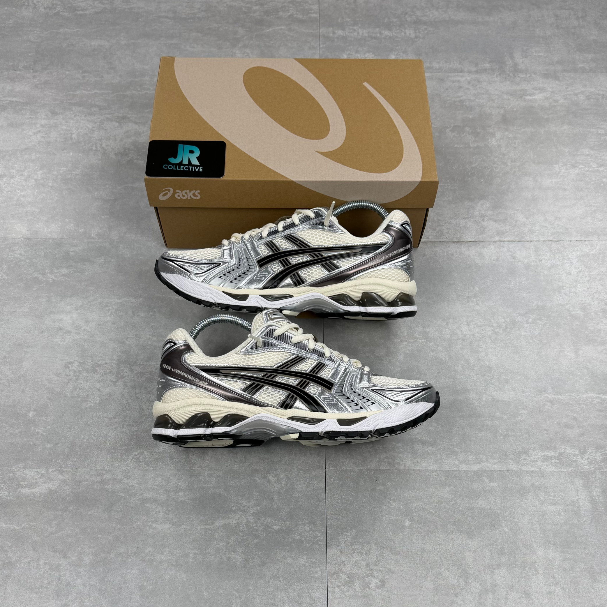Asics Gel Kayano 14 - Cream/Black Metallic Plum