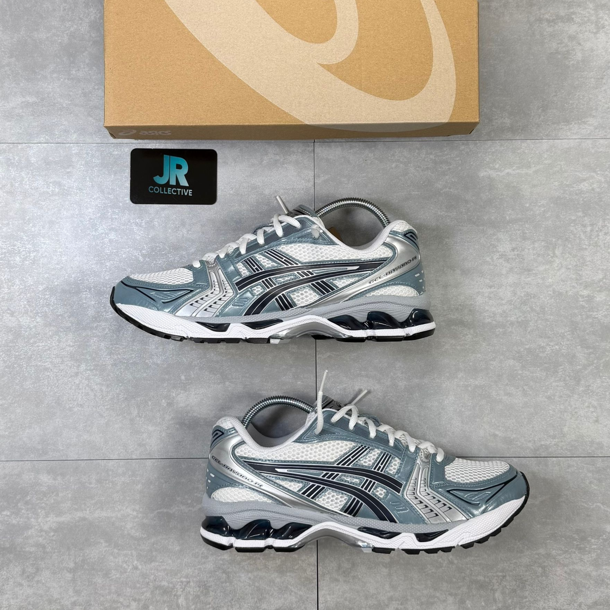 Asics Gel Kayano 14 White Fjord Grey