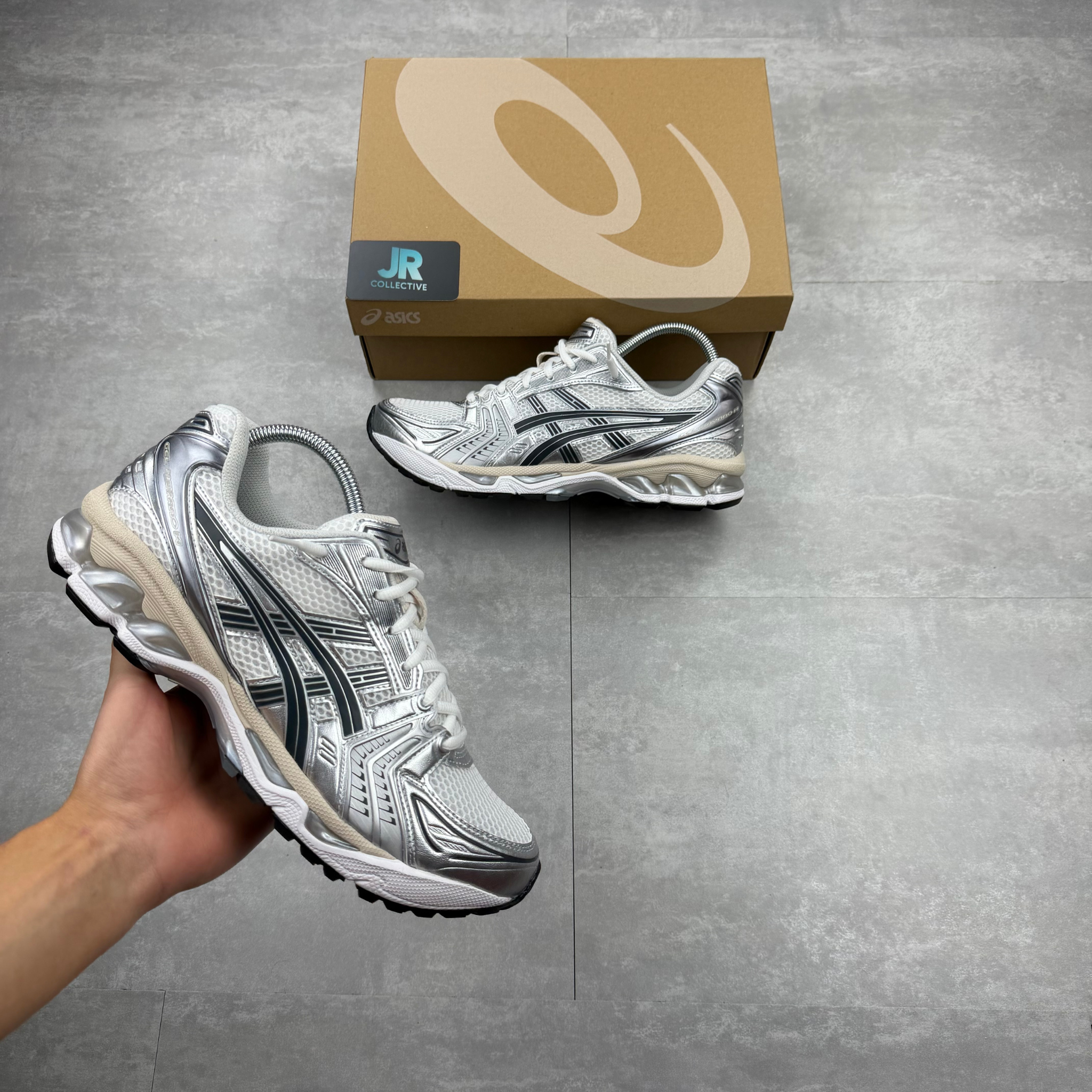 Asics Gel Kayano 14 - White/Graphite Grey