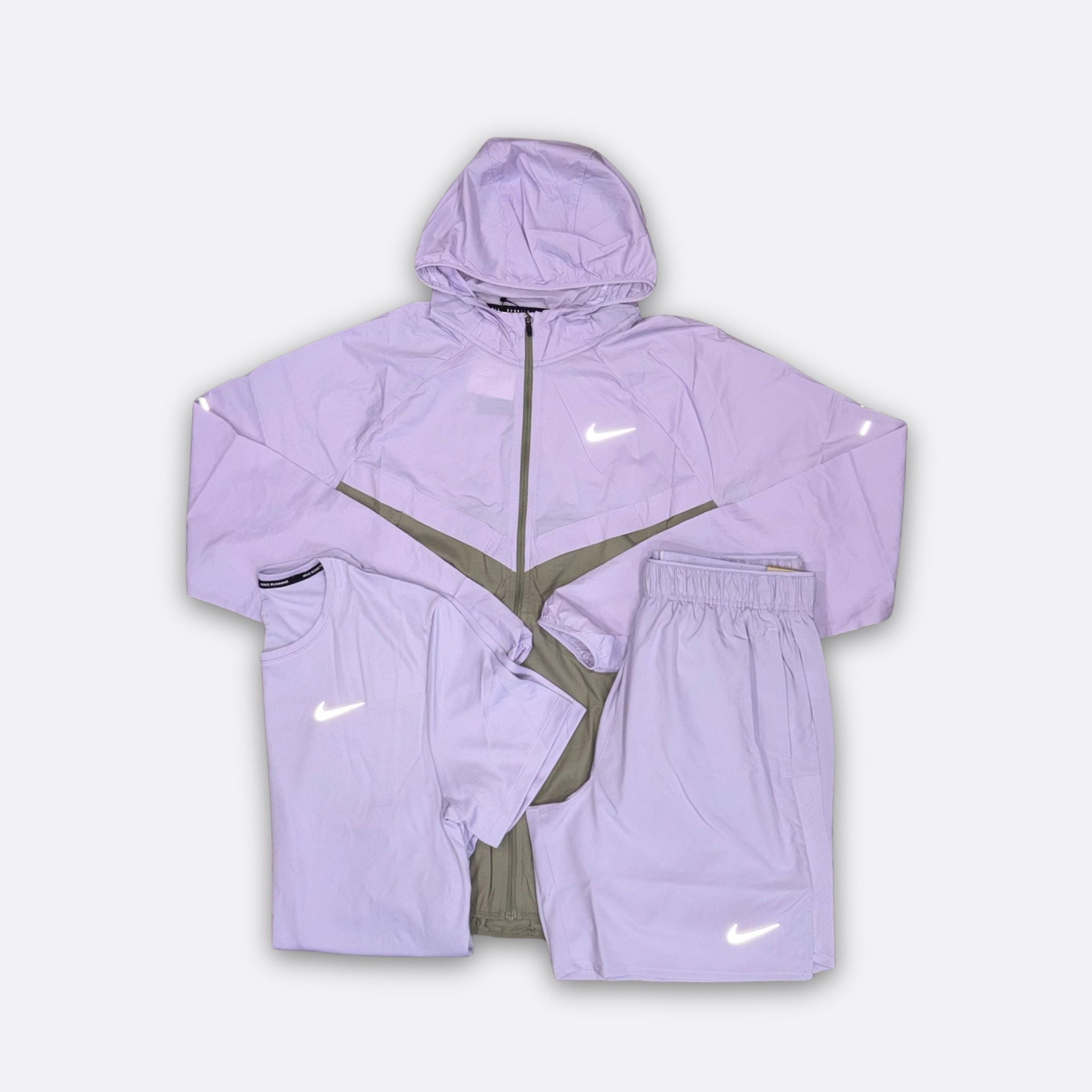 Nike Lilac Stride Trio Set