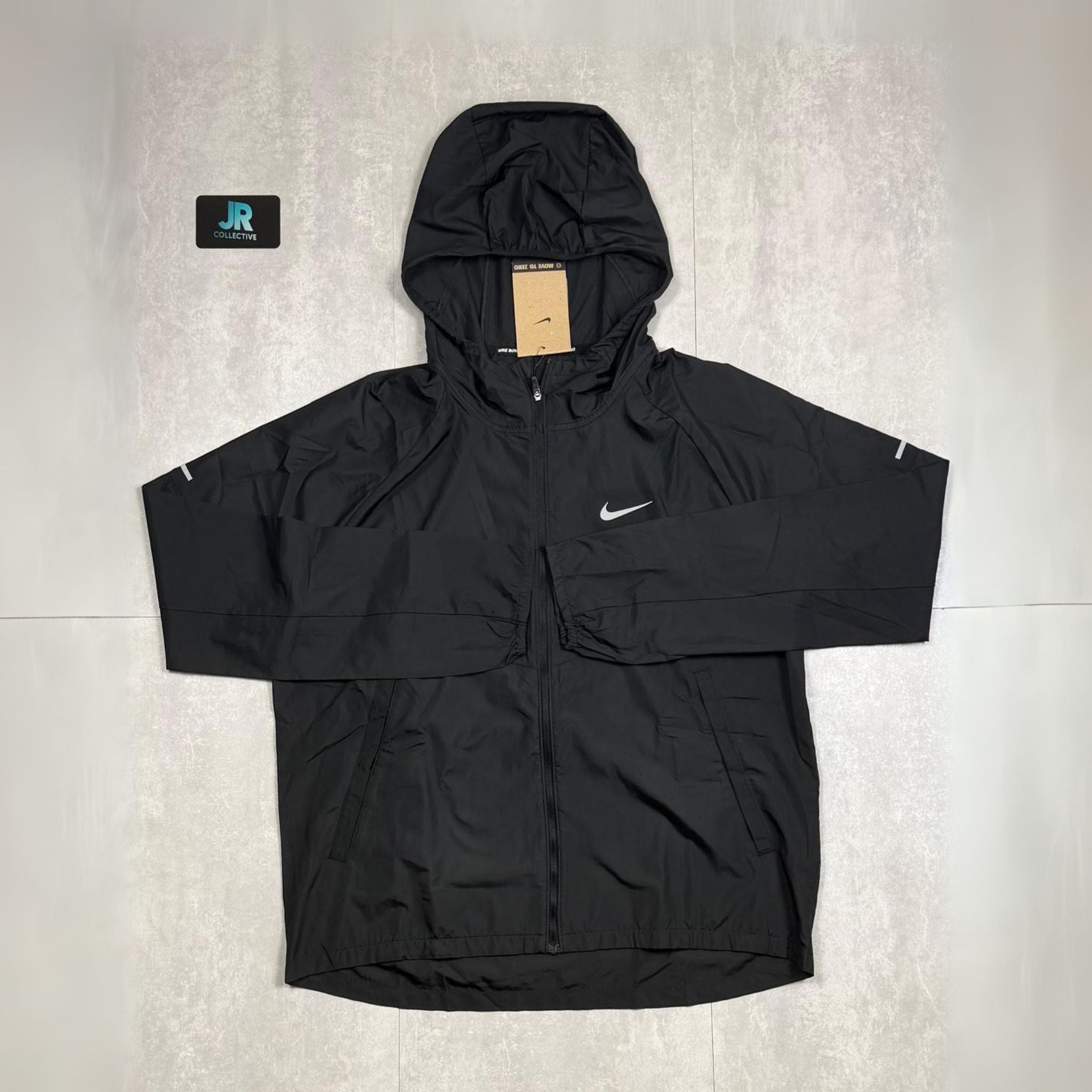 Nike Black Repel UV Windbreaker