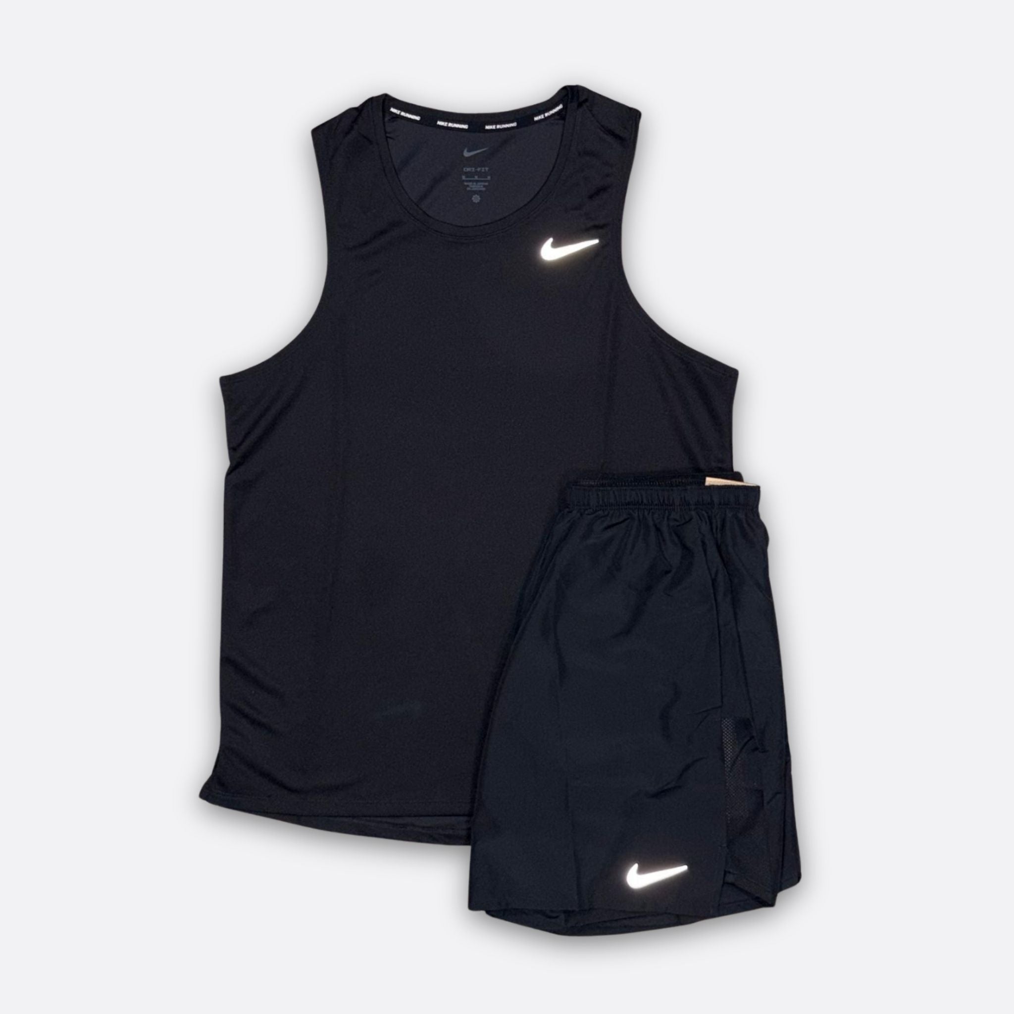 Nike Black Vest Shorts Set