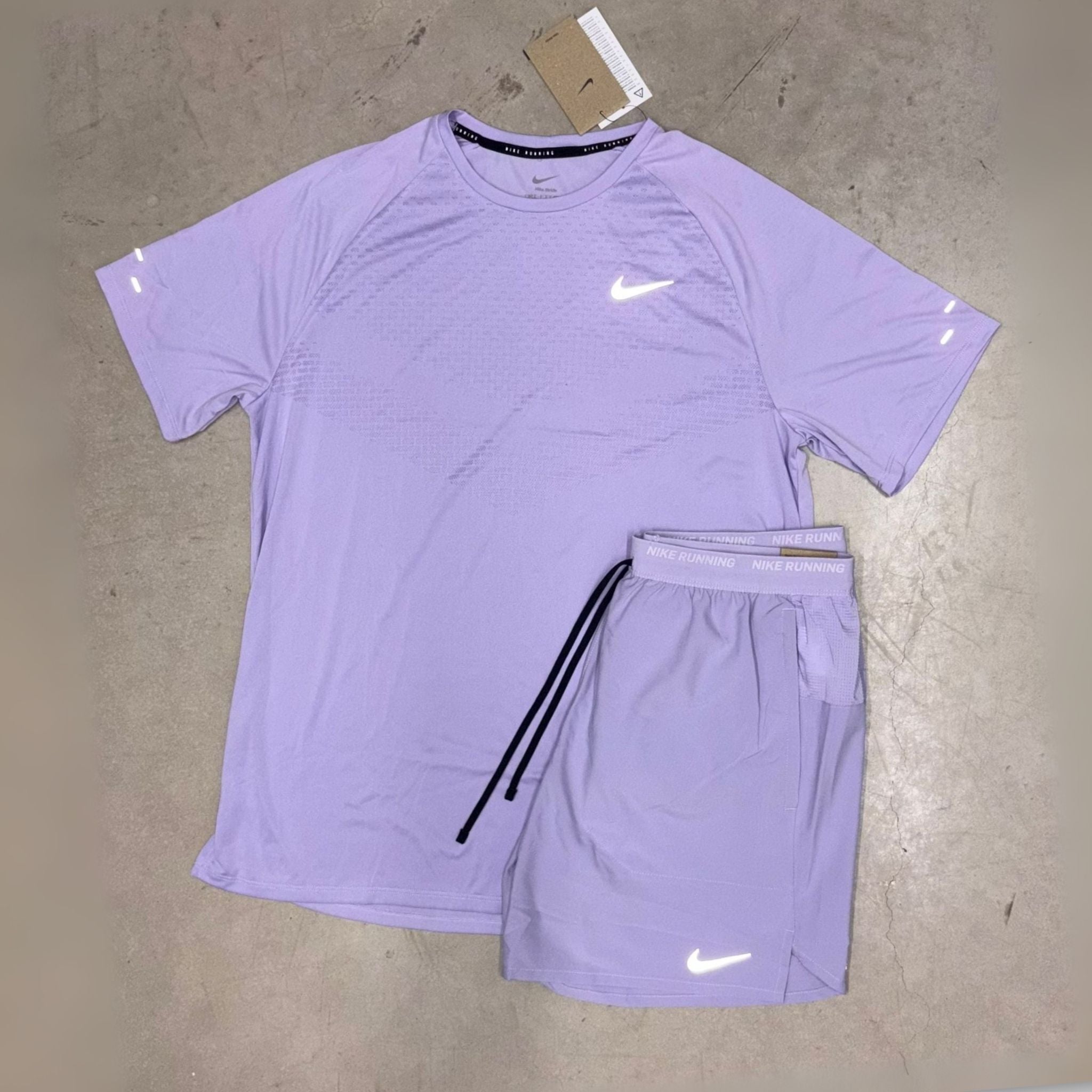 Nike Stride Lilac Shorts Set