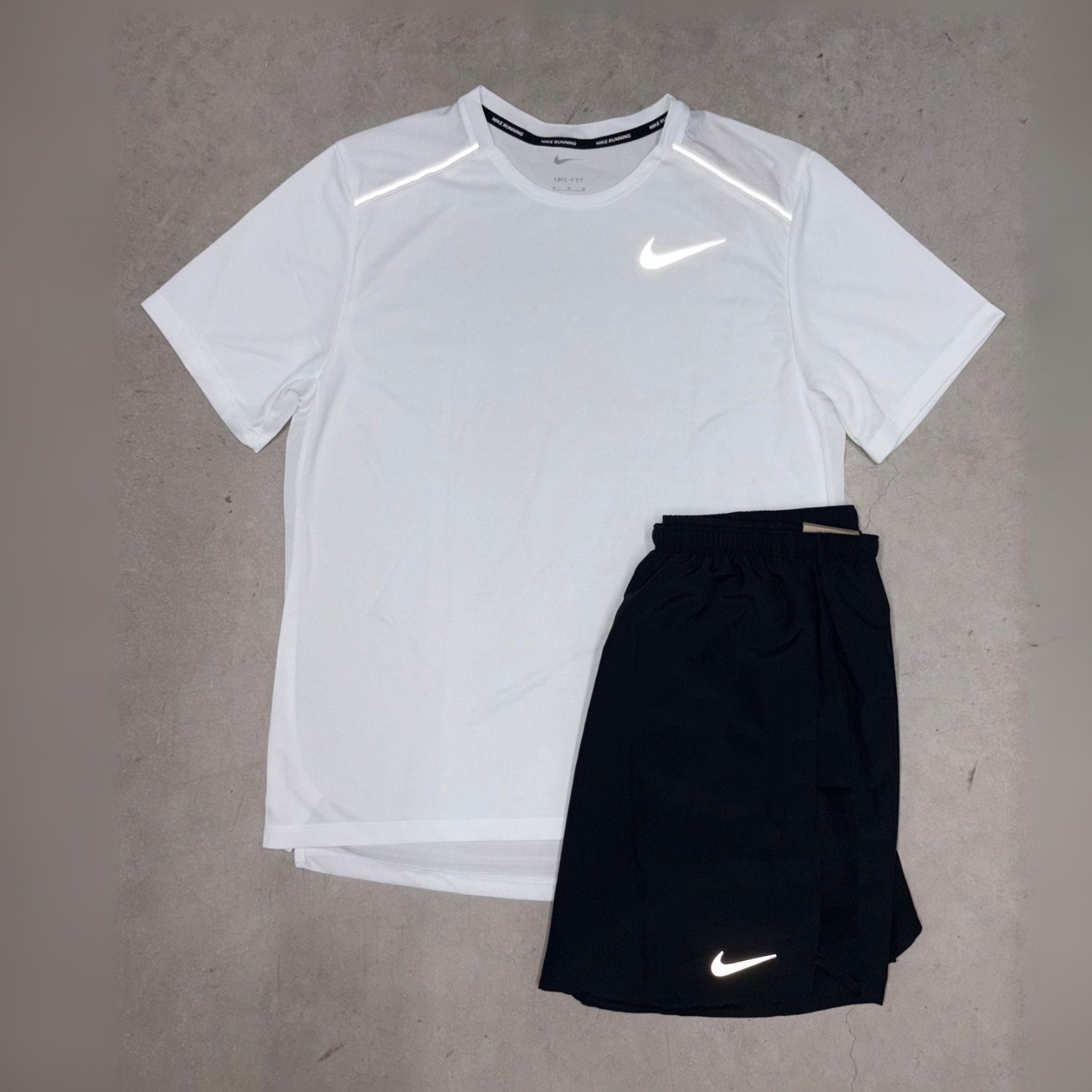 Nike White Shorts Set (Black)