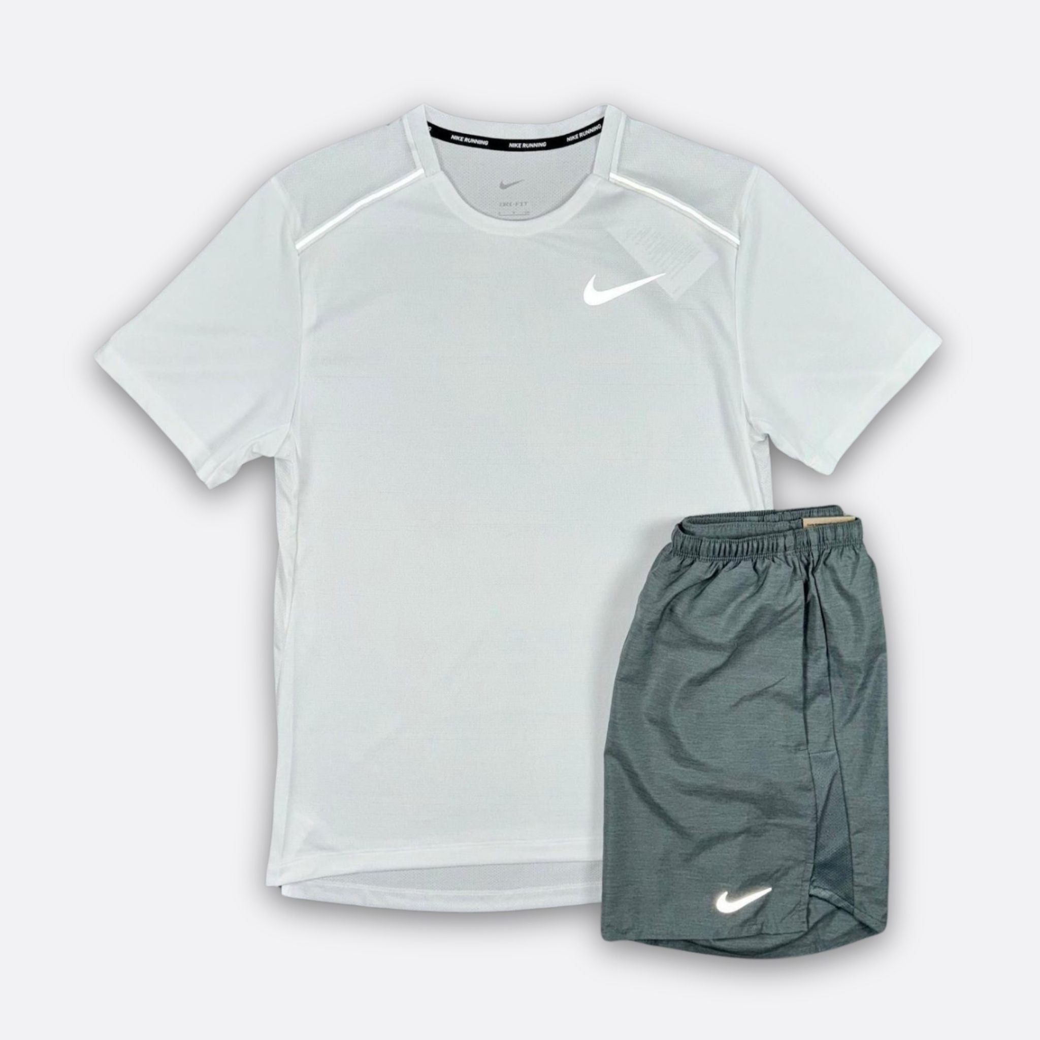 Nike White Shorts Set (Grey)