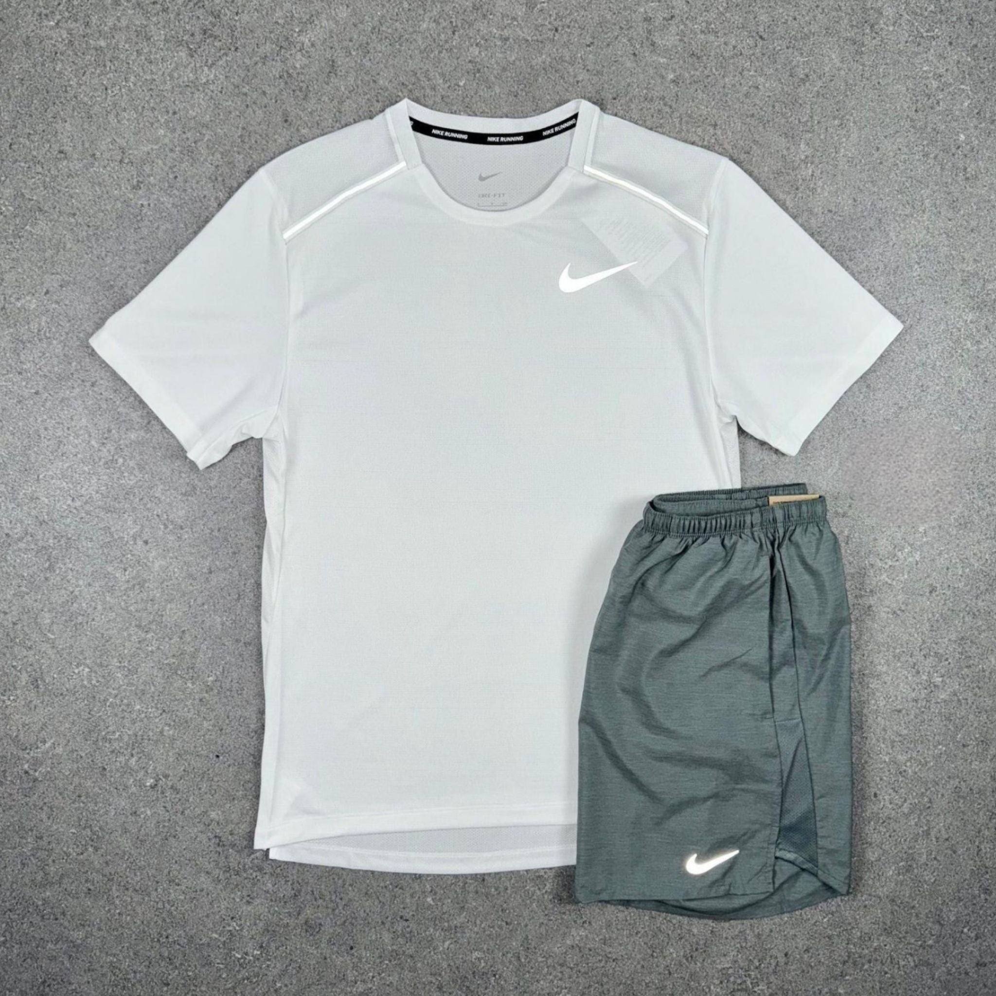 Nike White Shorts Set (Grey)