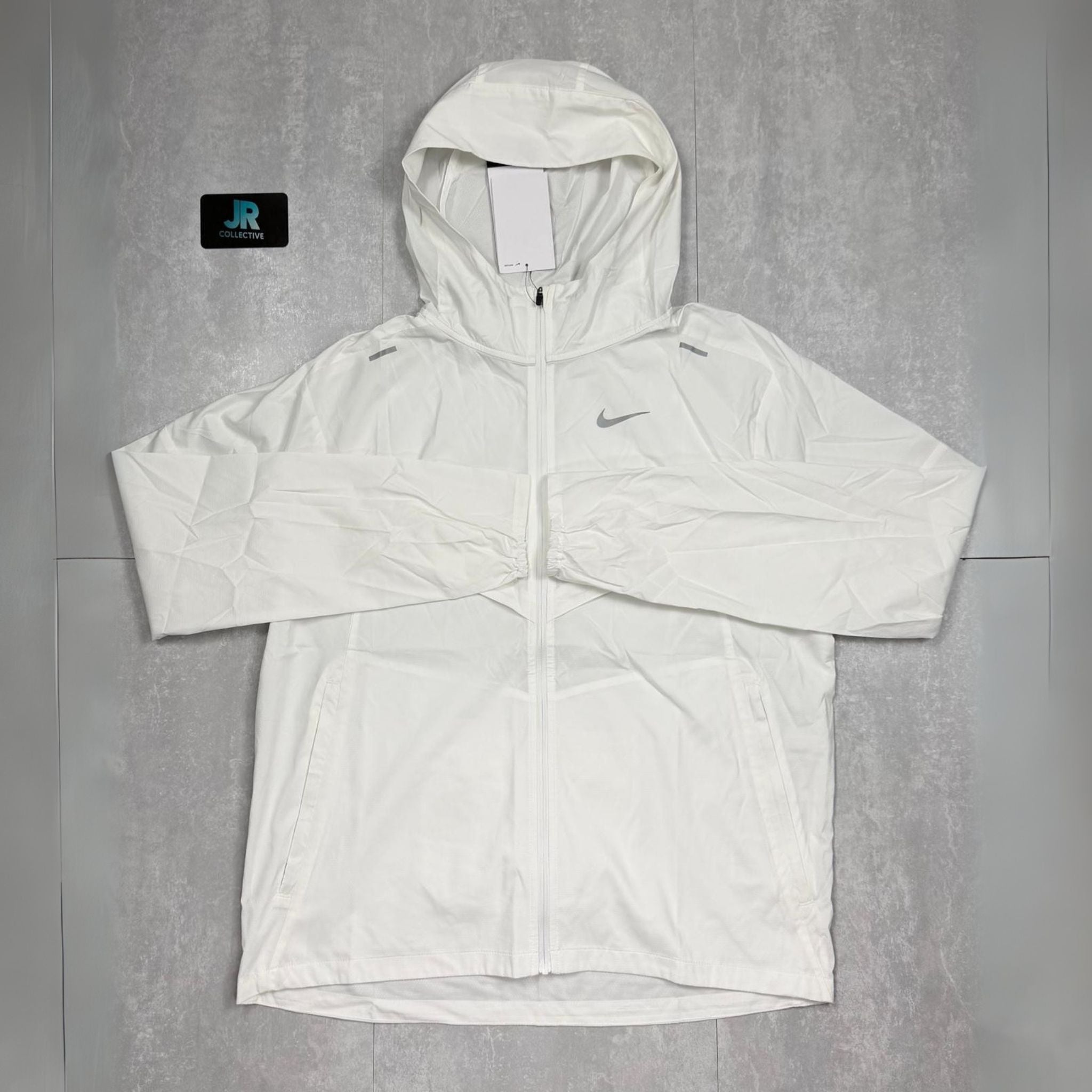 Nike White UV Windbreaker