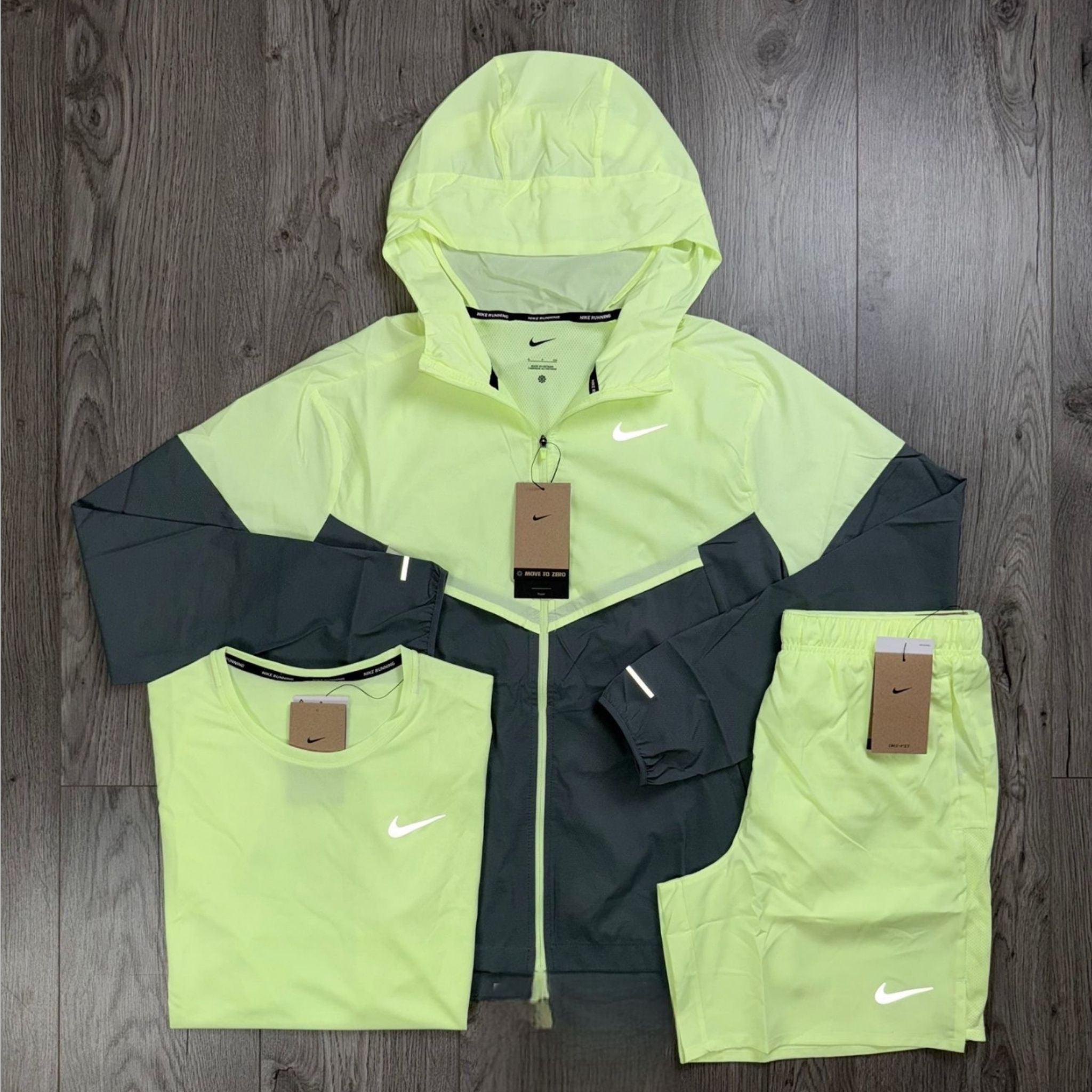 Nike Volt Yellow Trio Set