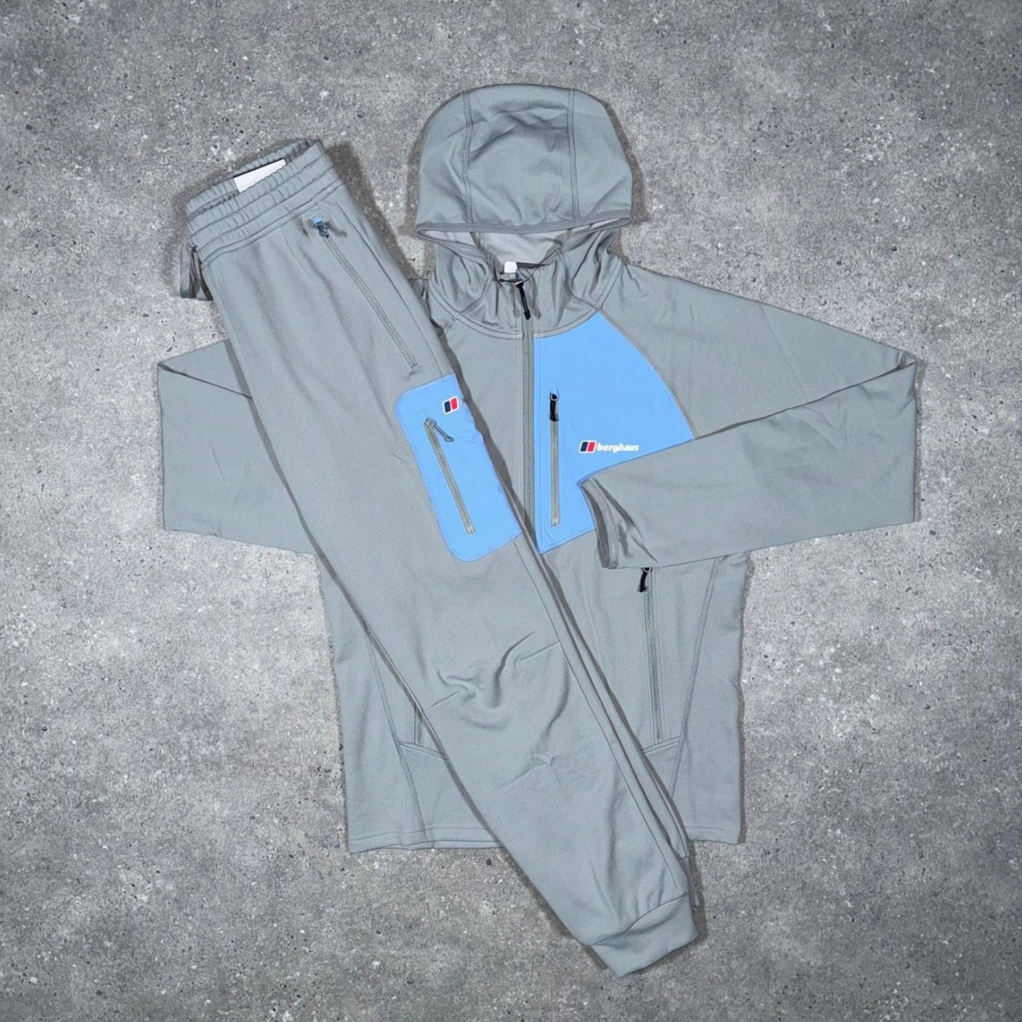 Berghaus Grey/Blue Pavey Tracksuit