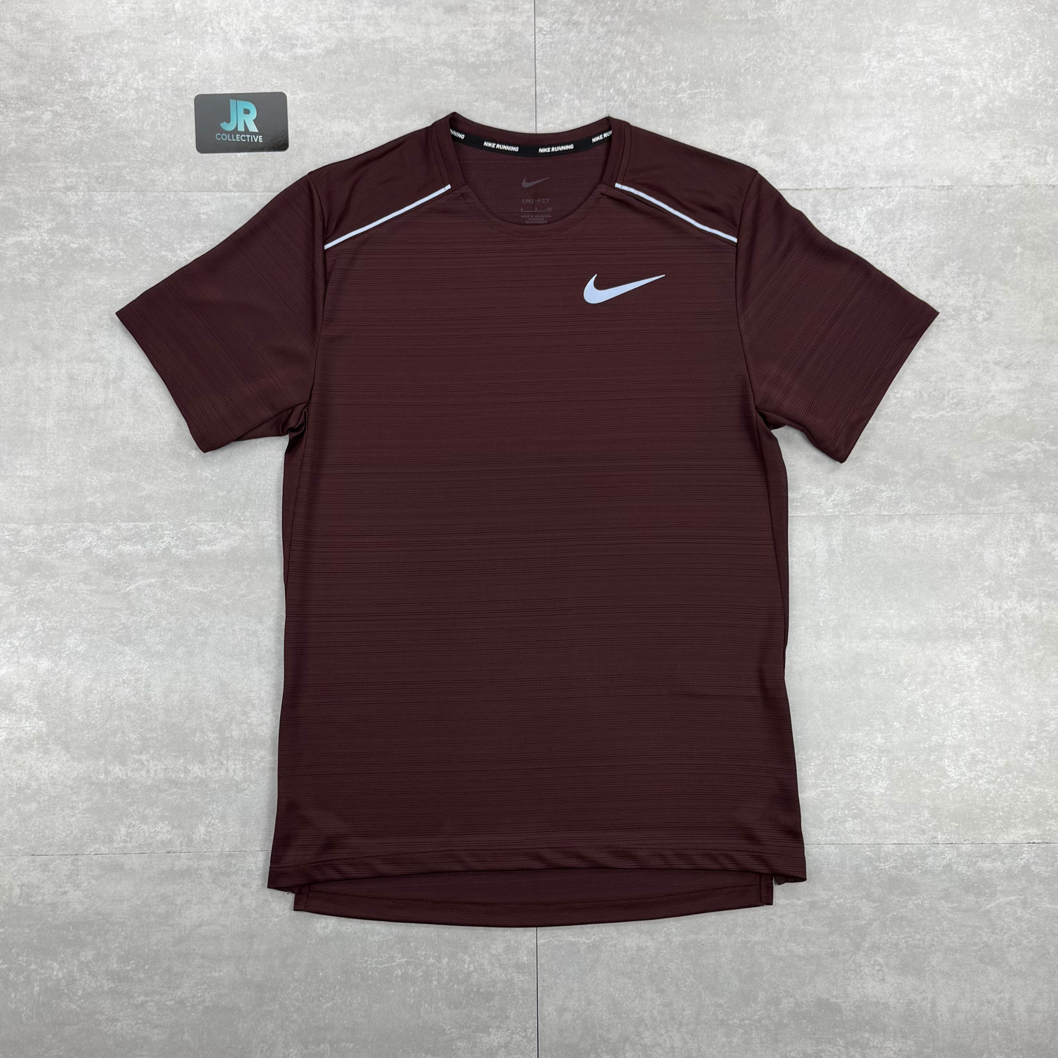 Nike Miler 1.0 T-Shirt - Maroon