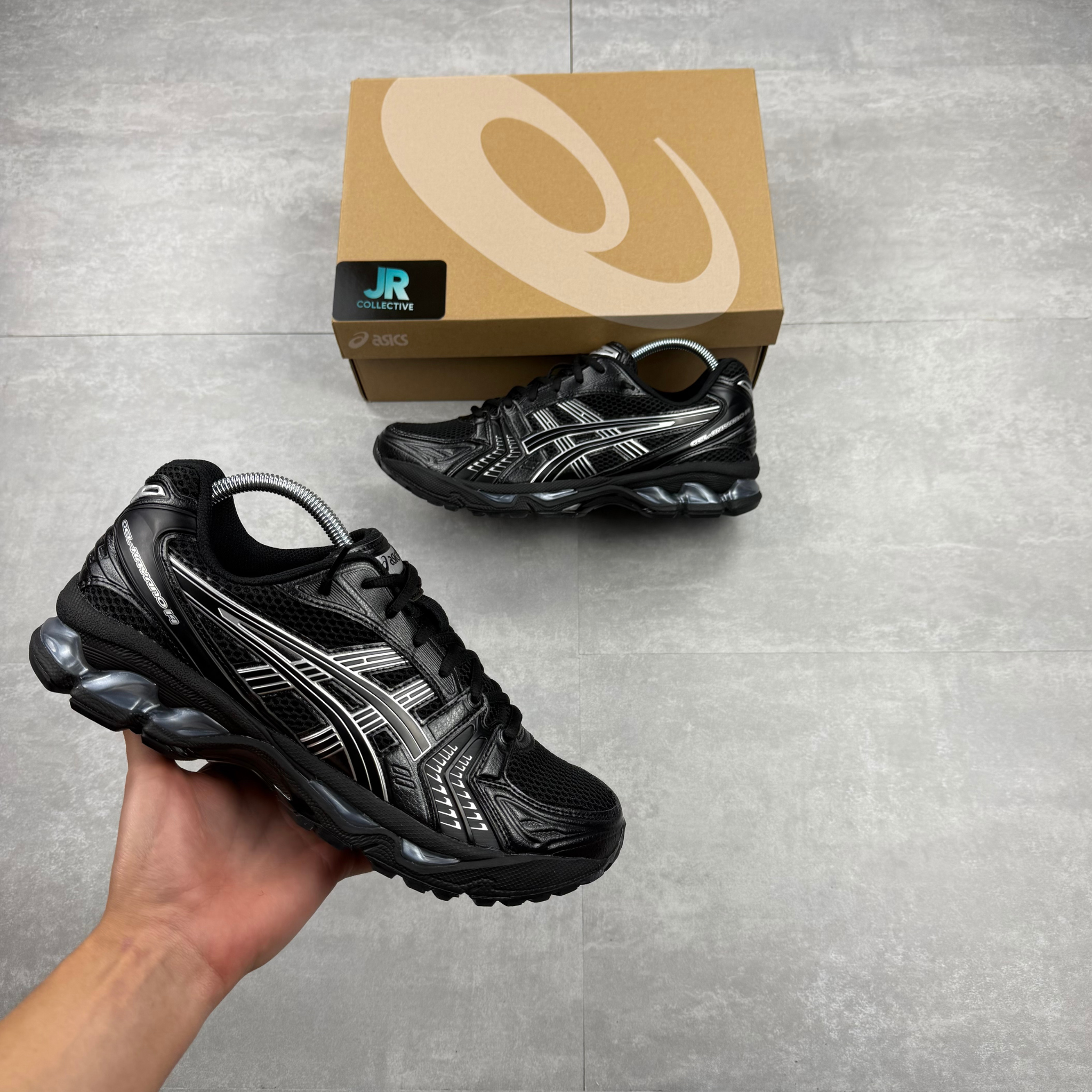 Asics Gel Kayano 14 - Black Pure Silver