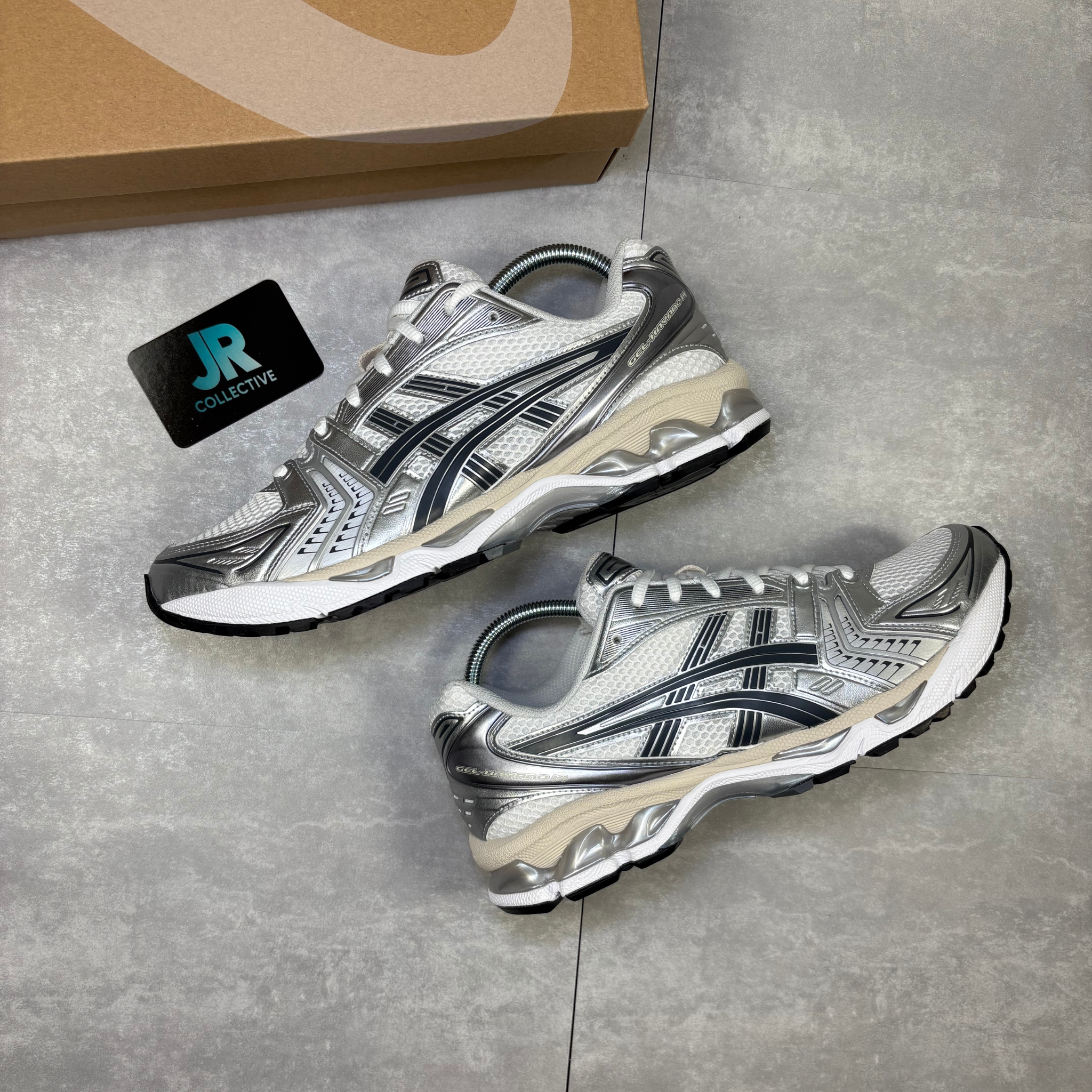 Asics Gel Kayano 14 White Graphite Grey