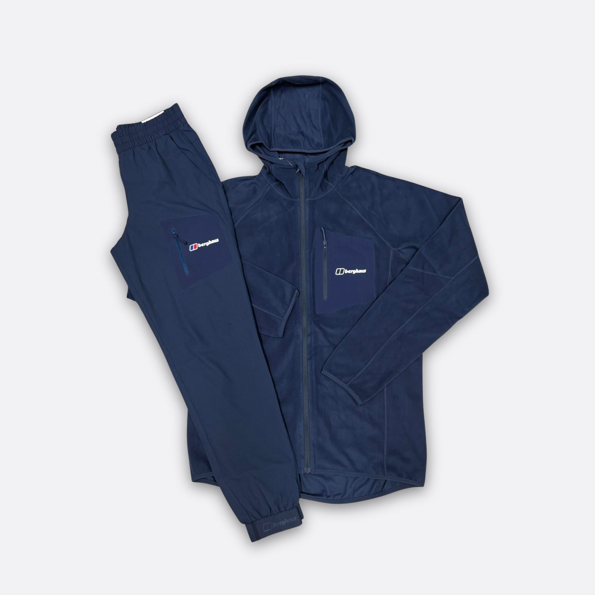 Berghaus Tathwell Fleece Hooded Jacket Navy & Pants Set