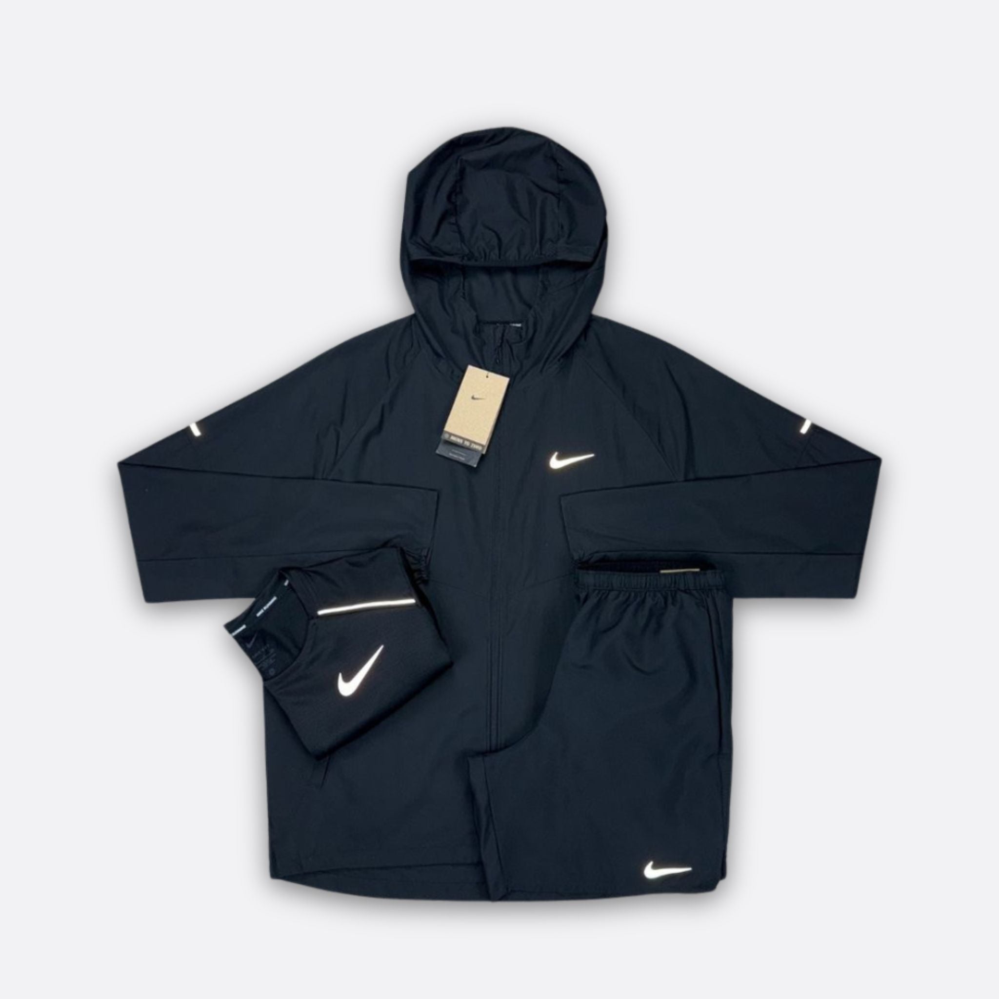 Nike Black Stride Trio Set