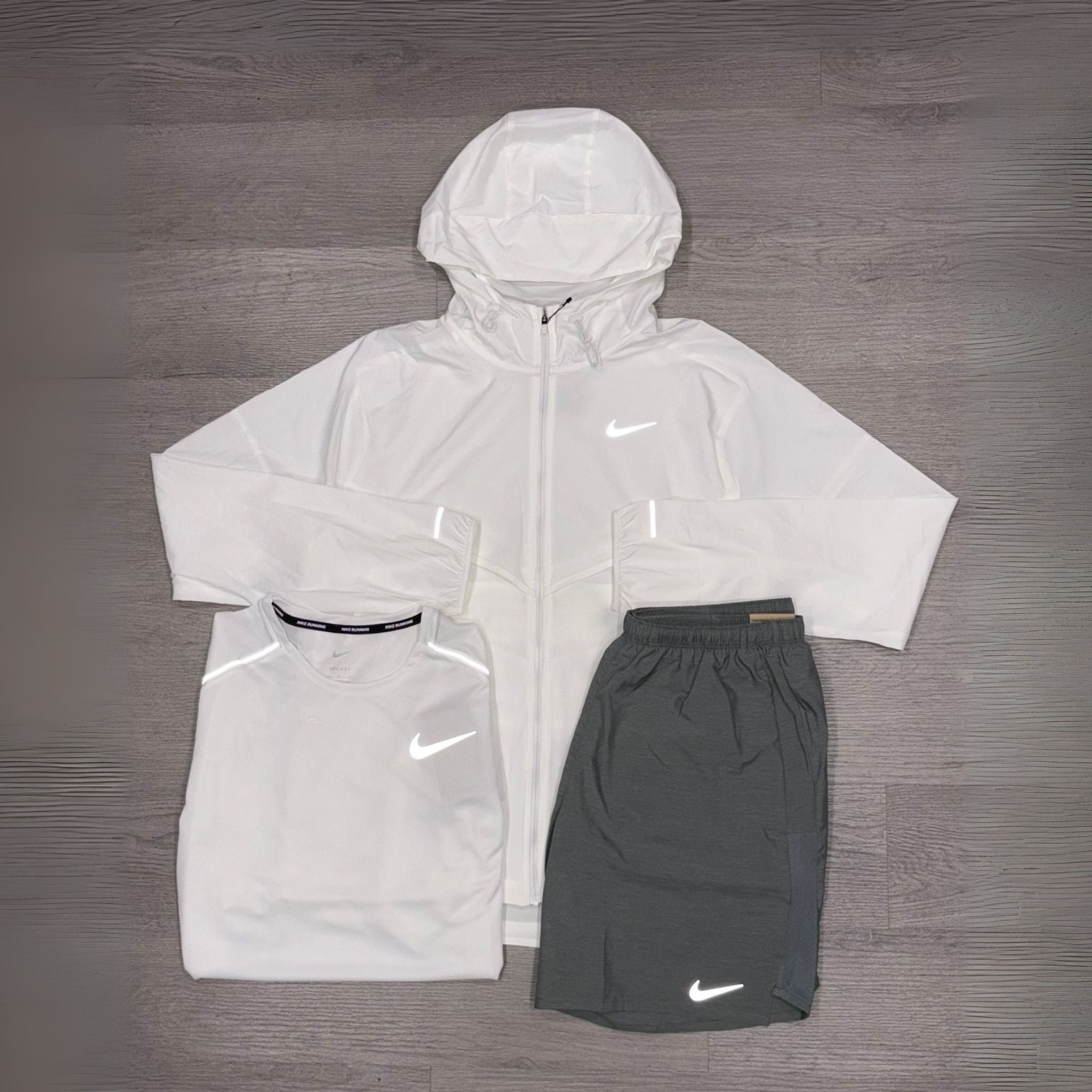 Nike White UV Trio Set