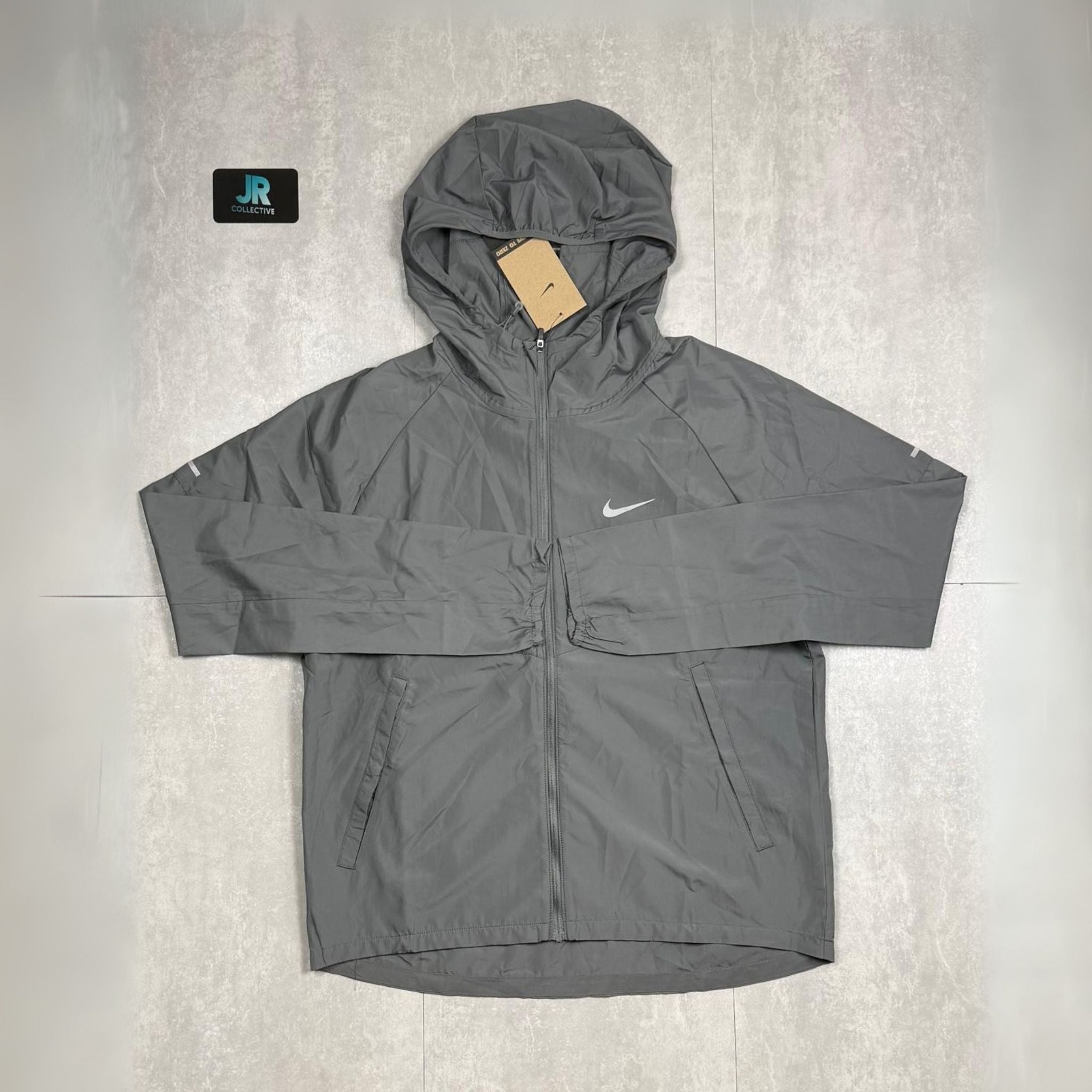 Nike Grey Repel UV Windbreaker
