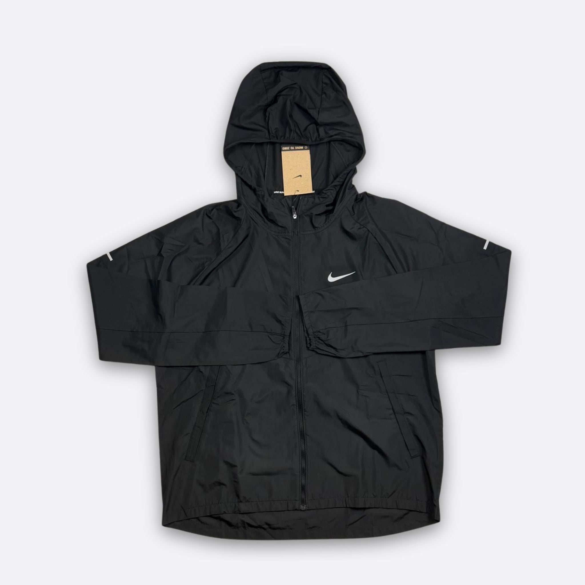 Nike Black Repel UV Windbreaker