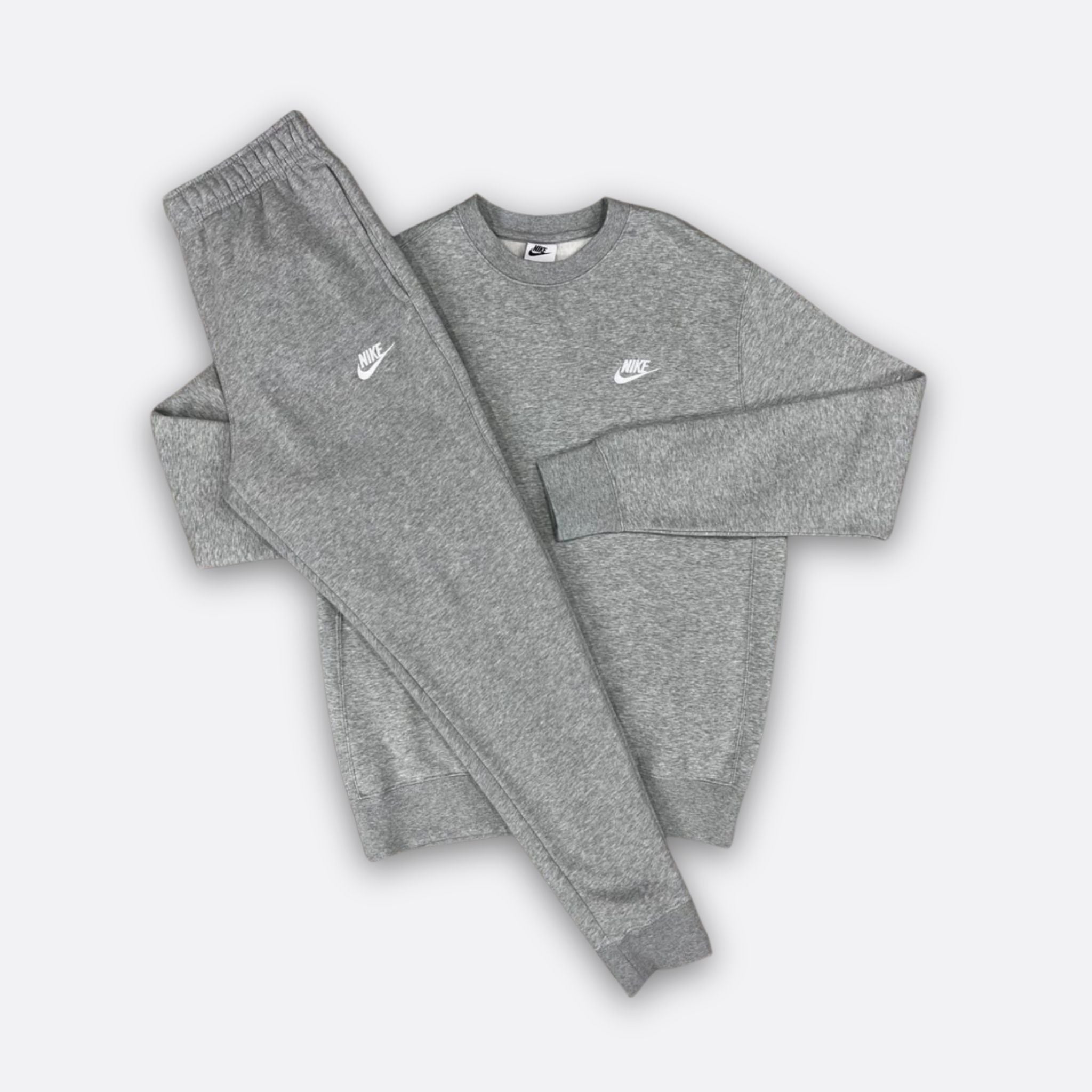 Nike Club Fleece Sweater Grey Tracksuit