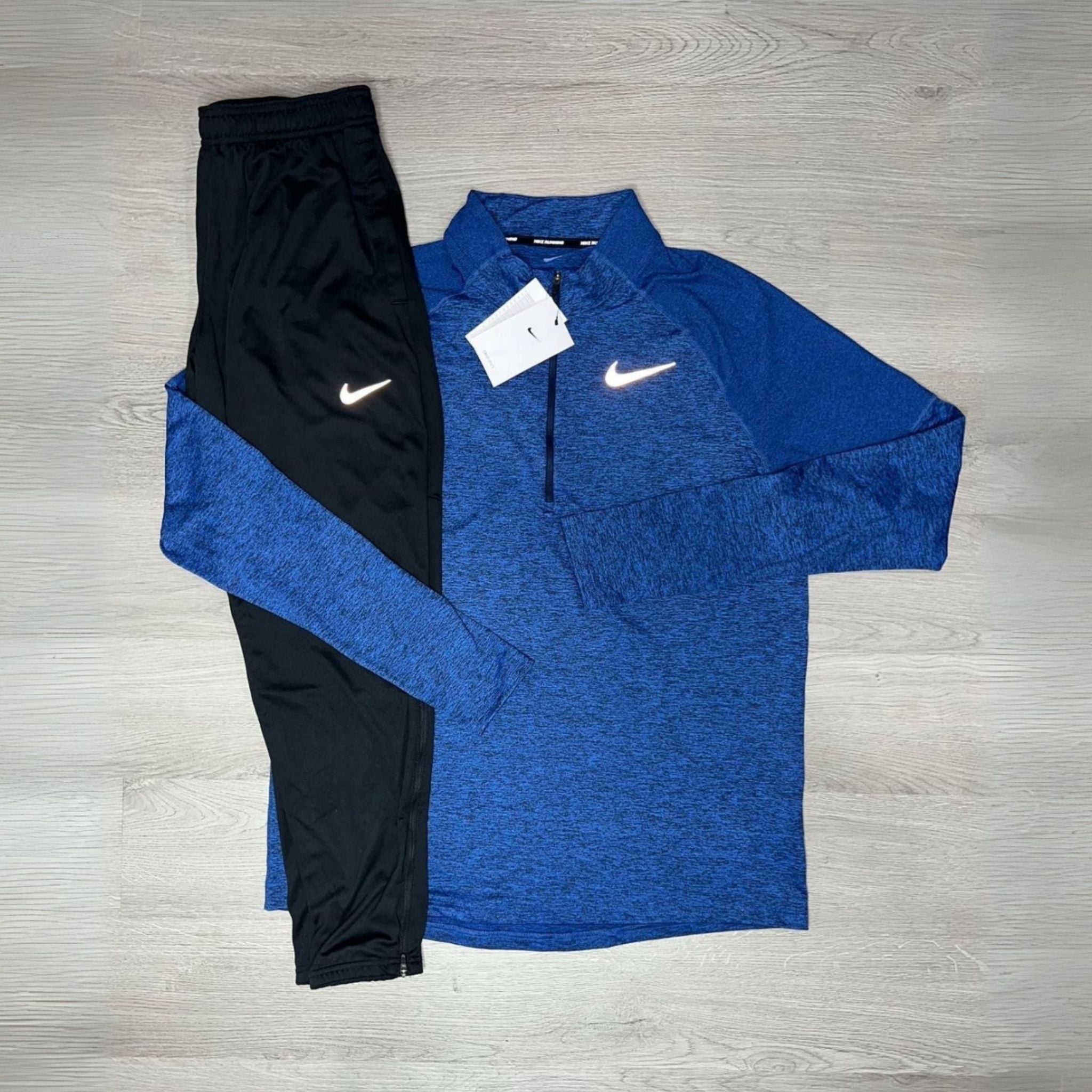 Nike Element Blue 1/4 Zip Challenger Pants Set
